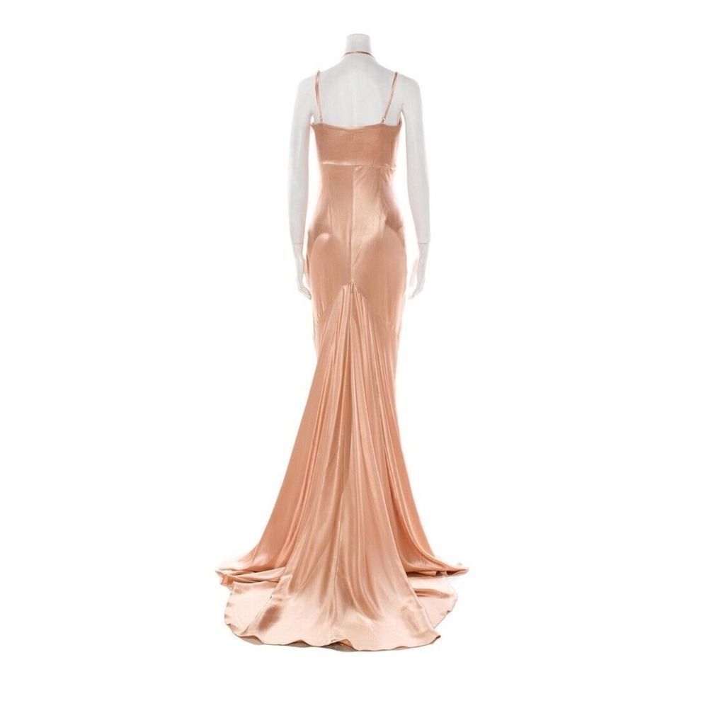 NWT Shona Joy Lace Front Maxi Dress Desert Rose sz 4 US